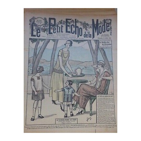 1924 THE FEMME ENFANT SERVICE BORD LAC