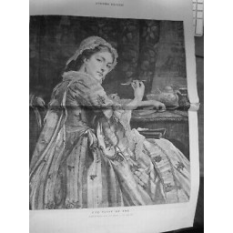 1881 THE FEMME ROBE CHAMBRE TASSE THE MATIN