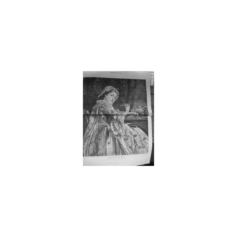 1881 THE FEMME ROBE CHAMBRE TASSE THE MATIN