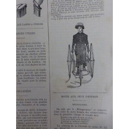 1885 TRICYCLE FEMME MEDAILLE OR TURNER