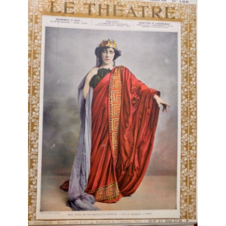 1906 THEATRE MISS TREE COLLIER ELLEN TERRY EDNA MAY MILLAR VANBRUGH ALEXANDER