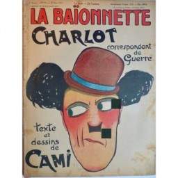 1917 CHARLOT CHARLIE CHAPLIN DESSIN CAMI revue complete