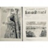 1876 QUEBEC INCENDIE CANADA FLAMMES RUINES 2 JOURNAUX