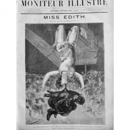 1885  CIRQUE MISS EDITH ACROBATE