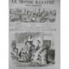 1858 THEATRE LYRIQUE NOCES FIGARO SCENE TABOURET