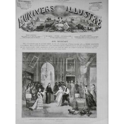 1876 THEATRE ODEON LES DANICHEFF COMEDIE PIERRE NEVSKY