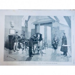 1889 I ANTHROPOMETRIE PHOTOGRAPHIE DEPOT PREFECTURE POLICE