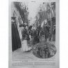 1915 FEMME GUERRE NAPOLITAINES ATTENDENT COMMUNIQUE ROI VICTOR EMMANUEL FRONT