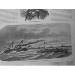 1864 SOUS MARIN FRANCAIS EXPERIENCE ECLAIRAGE 2 JOURNAUX