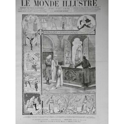 1891 THEATRE COMEDIE FRANCAISE GRISELIDIS DESSIN M.ZIER