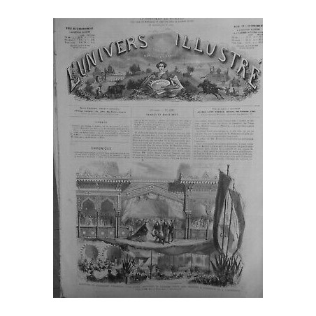 1867 UI EXPOSITION UNIVERSELLE DIGNITAIRES ORIENT EMPEREUR IMPERATRICE