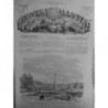 1867 UI EXPOSITION UNIVERSELLE TRAVAUX CHAMP MARS DESSIN RIOU