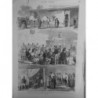 1867 UI EXPOSITION UNIVERSELLE BARDO PALAIS BEY TUNIS DESSIN JANET