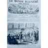 1868 PARIS PALAIS JUSTICE TRIBUNAUX MESSE SAINTE CHAPELLE