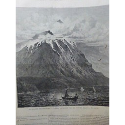 1876 UI PHILIPPINES ALBAY DESASTRE ERUPTION VOLCANIQUE