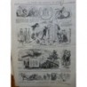 1866 I CARECATURES BERTALL SITUATION ACTUALITES