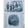 1854 UNIFORME ARMEE COSTUMES GARDE IMPERIALE CHASSEURS PIED VIVANDIERES