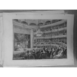 1875 UI PARIS THEATRE ODEON SALLE RESTAUREE