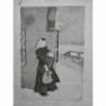 1896 UI DESESPOIRE MERE NOURRISSON FROID NEIGE RUE BALUCHON STATUE CROIX