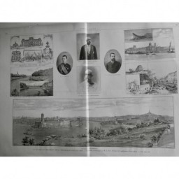 1896 UI VOYAGE PRESIDENT REPUBLIQUE MIDI MARSEILLE PORT CIOTAT AUBAGNE TZAREWITC