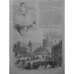 1858 MI PERSONNALITES MLLE EMMA LIVRY BALLET SYLPHIDE OPERA