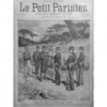 1892 PP FIN BANDIT CORSE BELLACOSCIA PRISONNIER CAPITAINE GENGARMERIE ORDIONI