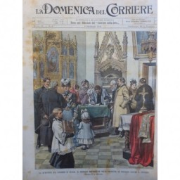 1902 DC DIVORCE ITALIE PUBLIC PÉTITIONS SACRISTIE EGLISE