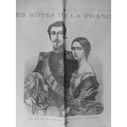 1867 PERSONNALITES LEURS ALTESSES ROYALES DUC DUCHESSE DE BADE