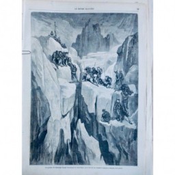 1860 MI MONTAGNE ALPINISME ASCENSION MONT BLANC GUIDES CHAMONIX