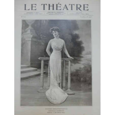 1908 THEATRE MARISE FAIRY MAMZELLE TROMPETTE VARGAS SYLVIE KIERSCHNER SARDANAPAL