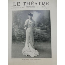 1908 THEATRE AUGUSTINE LERICHE COUP FOUDRE CASSIVE OCCUPE TOI AMELIE DAUSSMOND