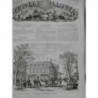 1867 UI OUVRIER MAISON OUVRIERE CONSTRUCTION PLAN FRAIS EMPEREUR DELANNOY