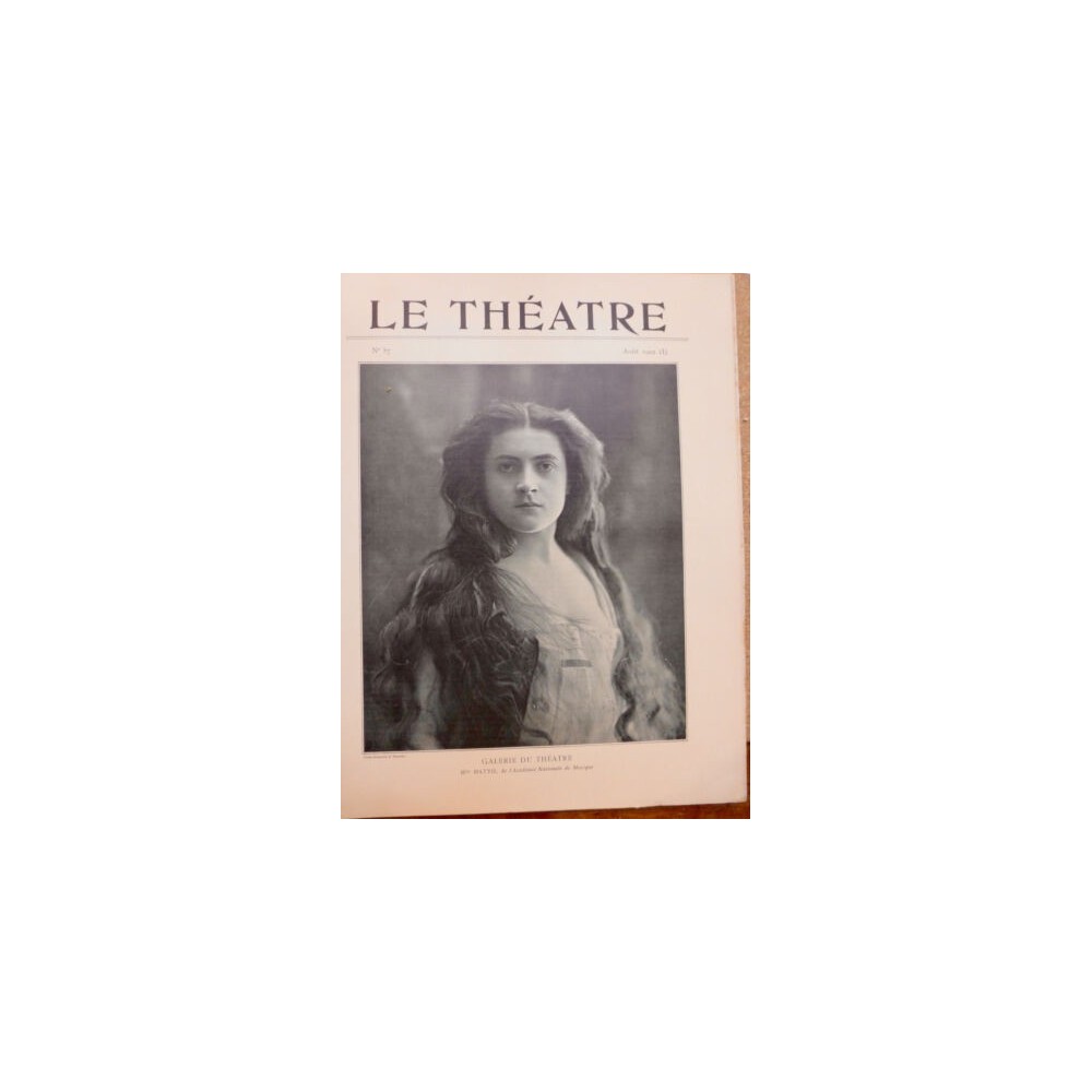 1902 THEATRE MLLE HATTO MARIE LECONTE CECILE SOREL DEVAL CRAPONNE