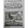 1869 MI IMPERATRICE EUGENIE VOYAGE CONSTANTINOPLE PALAIS FEU ARTIFICE 4 JOURNAUX