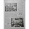 1907 FI VIGNE VIGNERON MANIFESTTION PERPIGNAN CORTEGE DRAPEAUX CAUSE VITICOLE