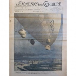 1928 DC AIR AVIATION BALLON DIRIGEABLE ETAPE ITALIA VOL VIENNE