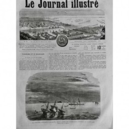 1864 1889 ALABAMA KEARSEAGE CORSAIRE COMBAT CORVETTE CHERBOURG 2 JOURNAUX