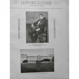 1910 FI PORTUGAL LISBONNE ROI MANUEL II AVENEMENT TRÔNE PALAIS ROYAL