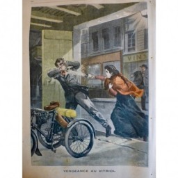 1901 PP VENGEANCE AMOUREUSE QUERELLE VITRIOL VISAGE TRICYCLE