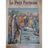 1907 PP ARIZONA AMERIQUE MEETING INDIEN APACHE REVOLTE COIFFE PLUMES