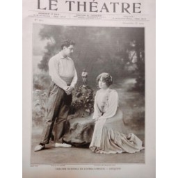 1909 THEATRE FRANCELL MARGUERITE CARRE CHIQUITO LOUIS PERICAUD GABRIELLE DORZIAT