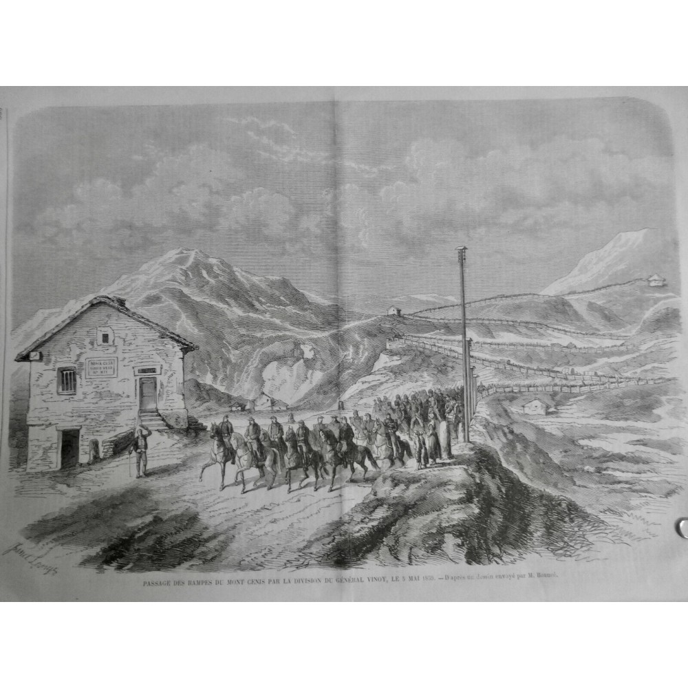 1859 I MONT CENIS RAMPES PASSAGE DIVISION GL VINOY