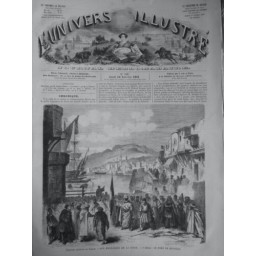 1861 UI THEATRE IMPERIAL CIRQUE MASSACRES SYRIE 4EME TABLEAU PORT BEYROUT