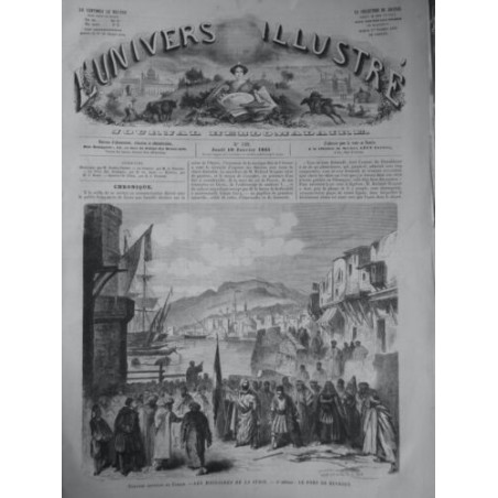 1861 UI THEATRE IMPERIAL CIRQUE MASSACRES SYRIE 4EME TABLEAU PORT BEYROUT