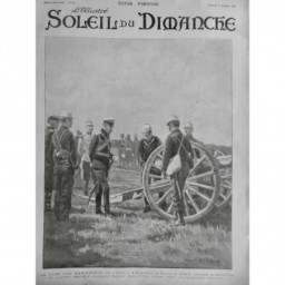 1901 SDD RUSSIE TZAR MANOEUVRE L EST MECANISME CANON CAMPAGNE FRANCAIS