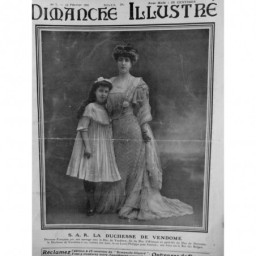 1911 DI ROI REINE PRINCE DUCHESSE VENDOME LOUIS-PHILIPPE ROI DUC ALENCON