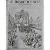 1867 MI RUSSIE COURONNEMENT TSAR MOSCOU CORTEGE COSAQUE PORTE TRIOMPHALE