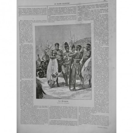 1893 GI ROI REINE PRINCE LO BENGULA ROI MATABELES GUERRE SUD AFRIQUE ANGLAIS