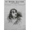 1885 MI MLLE WEBER THEATRE ODEON ARTISTE RÔLE MARIE JACOBITES COPPEE VUILLIER