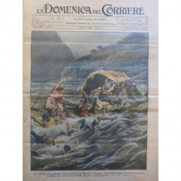 1928 DC ESPAGNE HUELVA TZIGANE GENT VOYAGE TRAVERSEE FLEUVE COURANT